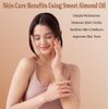 Bella Terra Oils - Organic Sweet Almond Oil 16oz - Purity Meets Luxury with Almond’s Vitamin B & Minerals, Cold-Pressed Elixir for Mesmerizing Skin