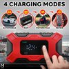 Mata1 Car Battery Charger (12V / 6A), Automotive Trickle Charger for Lead Acid Batteries, Smart LCD Display w/ 4 Charging Modes, Automobile Maintainer for Car, Motorcycle, Lawn Mower, RV & ATV