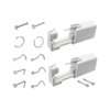 SLVIEKAE 2 Pcs Nose Piercing Kit, Portable Nose Piercing Tools with Free Nose Rings, Nose Stud Piercing Gun for Cartilage Helix Piercing (12 Pack)