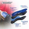 PowerStep Insoles, Pinnacle Wide, Wide Feet Arch Support Insole, Extra Wide Arch Support Orthotic For Women and Men, M11