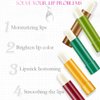 DISAAR Beauty Lip Balm Nourishing Lipstick Waterproof Moisturizing Hydrating Color Changing Aloe Vera Strawberry Avocado Argan Oil Vitamin С 4 ML - 5 PCS