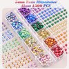 8500 PCS Flatback Rhinestones for Crafting and 3PCS B7000 Glue (Pack 1), 2 Boxes of Rainbow Resin Rhinestones Gems Charms for Bedazzling DIY Crafts Fabric Clothing Tumblers Shoes Nail Art