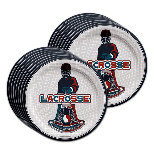 Lacrosse Birthday Party Supplies Set Plates Napkins Cups Tableware Kit for 16