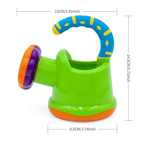 HASHEO Kids' Fun Watering Can Bath Toy - Interactive & Educational, Lightweight Design for Easy Play, Enhances Hand-Eye Coordination