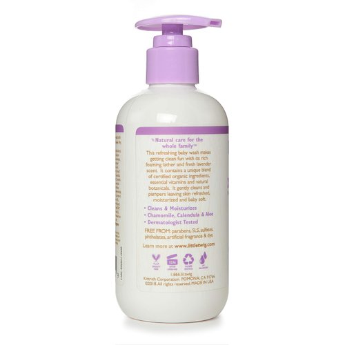 Little Twig Baby Wash, Natural Plant Derived Formula, Lavender, 8.5 fl oz