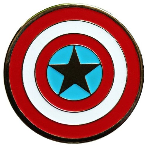 USA Flag Golf Ball Marker with USA Flag Hat Clip