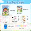 72 Pcs Farm Animal Coloring Book Party Favors Set, Barnyard Tractor Birthday Party Pinatas Goodie Bag Fillers,Farmhouse Party Supplies Craft DIY Kit Face Stickers Tattoo for Fiesta Rodeo Cow Party