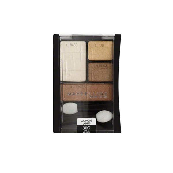 Expert Wear Eye Shadow Quad 80Q Gold Lights 0.17 oz ~ Shimmering Gold Tones for Radiant Eye Looks