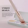 BETHY BEAUTY Bethy Beauty Angled Under Eye Concealer Brush, Finger Shape Nose Contour Makeup Brush for Liquid and Cream Blending and Diffusing,Small Foundation Brush Cosmtic Tool Smooth Canvas
