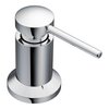 Moen Chrome Deck Mounted Kitchen Soap Dispenser with Above the Sink Refillable Bottle, 3942
