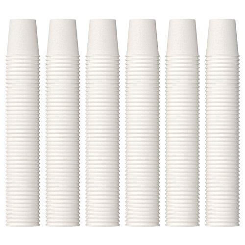 JOLLY PARTY 2 oz Paper Cups, 1440 Pack Bathroom Cups, Small Mouthwash Cups, Mini Paper Cups, Disposable White Paper Sampling Cups, Espresso Cups