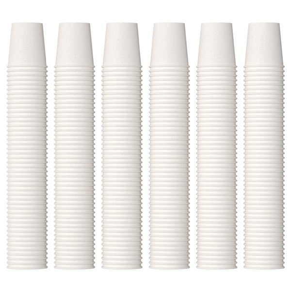 JOLLY PARTY 2 oz Paper Cups, 1440 Pack Bathroom Cups, Small Mouthwash Cups, Mini Paper Cups, Disposable White Paper Sampling Cups, Espresso Cups