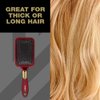 Conair Velvet Touch hair brush - Detangling hair brush - curly hair brush - hair brushes for women - detangler brush - hair brushes for women - Colors at random