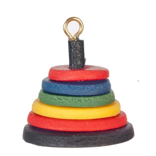 Melody Jane Dolls Houses Dollhouse Miniature Nursery Toy Shop Accessory Wooden Toy Ring Stacker