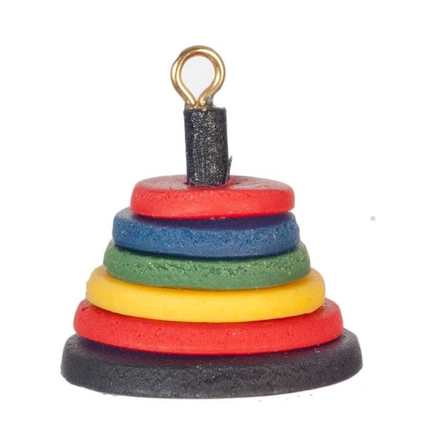 Melody Jane Dolls Houses Dollhouse Miniature Nursery Toy Shop Accessory Wooden Toy Ring Stacker