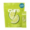 Cure Hydrating Plant Based Electrolyte Mix | Powder for Dehydration Relief | Made with Coconut Water | Non-GMO | No Added Sugar | FSA & HSA | Vegan | Gluten Free | Pouch of 14 Packets - Lime
