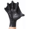 DarkFin Webbed Power Swimming Gloves (1 Pair) for Men, Women, Scuba Diving, Snorkeling, Spearfishing, Surfing in Cold Water, Ultra Thin Hand Fins, Pool Swim Paddles, Black, Men XL