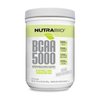 NutraBio BCAA 5000 Powder - Fermented Branched Chain Amino Acids for Muscle Growth & Recovery - Natural Flavors, Sweeteners, and Coloring, Vegan, Gluten Free - Unflavored, 60 Servings