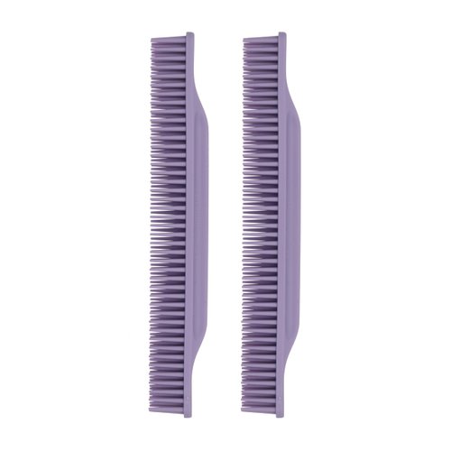 Allegro Combs #70 Wide Tooth Combs Defining Brush Comb 3-Row Wide Tooth For Curly Hair Comb For Women Curly Hair, Hair Stylists Hair Comb 2 Piece (Lavender)
