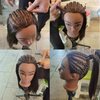 RYHAIR 30 Inch 20% Real Human Hair Mannequin Head Cosmetology Manikin Manican Doll Practice Head with Stand for Training Styling Braiding Curling Cutting Display