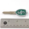 Rotary13B1 Silvia Key Blank - Green Enamel with Chrome Details - Door/Ignition Key