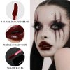 oygcee Burgundy Gothic Lip Gloss - Dark Red, Long-Lasting, Waterproof & Non-Sticky | Moisturizing, High Pigmented Vegan Lip Gloss for Bold Cosplay, Vampire & Halloween Makeup