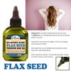 Difeel Premium Natural Hair Oil - Flax Seed Hair Oil 2.5 oz. - Strengthening & Moisturizing Hair Oil Treatment