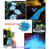 JOSDIOX Grow in The Dark Pebbles Garden Pebbles Glow Stones Rocks Luminous Pebbles for Walkways Outdoor Decor Aquarium Fish Tank Garden Decorative Stones for Path Lawn Yard Walkway（100pcs）