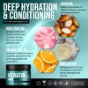 SAVION Hair Mask for Dry Damaged Hair and Revitalization - Keratin Natural Hair Treatment - CUTIFLEX5 Anti Frizz Repair Complex with Keratin Protein, Biotin, Collagen, Argan Oil - Made in the USA