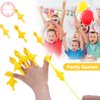POPLAY 42PCS Flying Chicken Slingshot, Flicking Rubber Chickens Sling Shot Funny Gag Gift for Kid Adult Party Favors Novelty Classroom Exchange Gifts, Valentine Goodie Bag Stuffers