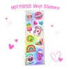 Hot Focus | Bag Makeup Set for Kids, Includes Makeup Kit with Keychain Backpack, 3 Tinted Lip Balms, Eyeshadow with Applicator, and Vinyl Stickers | Suitable for Ages 3+ (Candy)