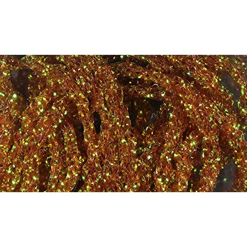 Hareline Dyed Pearl Diamond Braid (Root Beer)