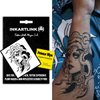 INKARTLINK Semi Permanent Tattoos, temporary tattoos for women, magical tattoos last 7-15 days, waterproof and non-reflective, unique design (Femme Fatale 2)