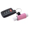 MOTOFRAME Twenty Five Clip-On Neoprene Pink Sleeve Lip Balm Holsters Lipstick Holder Key Chain