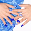 Gellen Gel Nail Polish, 18ml Electric Blue Gel Polish Soak Off UV LED Nail Gel Polish Nail Art Starter Manicure Salon DIY at Home Valentines Gift, 0.6 OZ