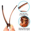 EWSNM Hair Clip for Women, 12 Pcs Duckbill Alligator Hair Barrettes Pins, Non Slip Colorful Plastic Duck Billed Hair Clips for Styling Sectioning-Brown