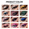 Mrettick 12 Colors Eyeshadow Shimmer Stick, 2024 New Eyeshadow Pencil Waterproof Glitter Eye Shadow Eyeliner Pen, Waterproof Eyeshadow Shimmer Stick Long Lasting Eyeshadow Pencil