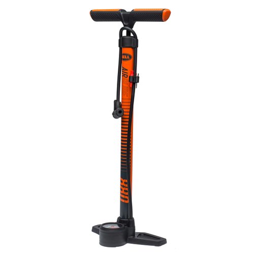 Bell Air Glide 880 High-Pressure Floor Pump Value Pack, Orange