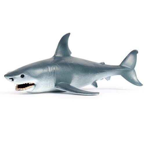 EOIVSH Sea Animal Shark Toys, Realistic Ocean Animal Blue Shark Figure Party Supplies Cake Topper Educational Marine Toys for Kids