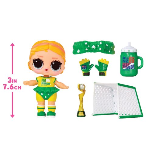 L.O.L. Surprise! X FIFA Women's World Cup Australia & New Zealand 2023 Dolls with 7 Surprises, Accessories, Limited Edition Dolls, Collectible Dolls, Soccer- Themed Dolls- Great Gift for Girls Age 4+