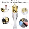 Healthcom 10 Pcs 5ml Mermaid Crown Clear Lip Gloss Tubes Vials Empty Refillable Lip Glaze Tubes DIY Cosmetic Container Lipstick Tube Bottle with Crown Wand Makeup Travel Lipgloss Bottle for Women Girl