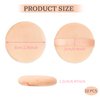 10 Pieces Powder Puffs for Face Powder, 2.36 inch Makeup Puff for Powder Foundation Velour Powder Puff Pure Cotton Powder Applicator Cotton Cosmetic Powder Makeup Puffs Pads with Ribbon