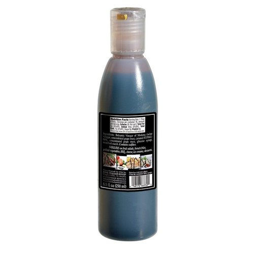 Mantova Balsamic Vinegar Glaze of Modena PGI, Perfect for Ice Cream, Marinades, Cocktails, Pasta Sauce, Salad Dressing, Vinaigrette, Reduction, 8.5 oz.