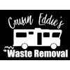 Cousin Eddie's Waste Removal Sticker - Decal [White] 5" Funny RV Camper Travel Trailer Sticker, Cousin Eddie Sticker, Camping Sticker, Camping Accessories, Shitters Full, Griswold SIX690