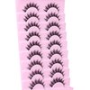 Manga Lashes Wispy False Eyelashes 3D Natural Eye Lashes Spiky Fake Lashes Anime Lashes Natural Look Chinese Makeup Lashes Pack by ALPHONSE