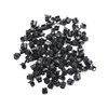 DIYOVNAK 100-Piece Pack of 0.39inch/1cm Hair Claws Clips - Plastic Mini Hairpins for Women & Girls - Hair Accessories & Gifts - Hair Clip Clamp (100 pieces-black)