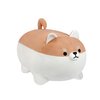 AFAN 11.8” Kawaii Shiba Inu Dog Plush Pillow Corgi Stuffed Animal Toy Doll Gifts for Valentine, Plush Toy Gifts for Boys Girls (Brown)