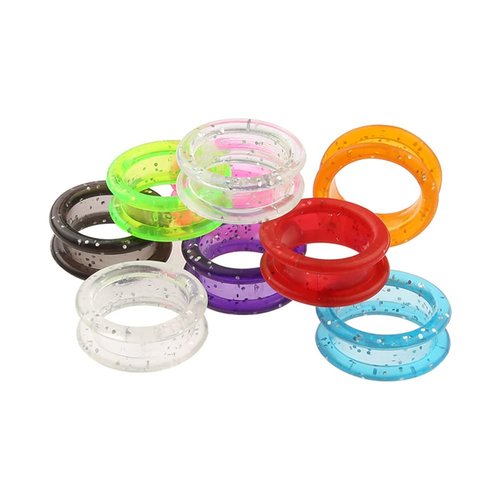10pcs Colorful Barber Hair Shears Scissors Finger Rings Scissors Finger Rings Grips Inserts Grooming Shear Thumb Inserts Finger Protector Ring for Barber Hair Cutting Scissors Pet Shears(Random Color)