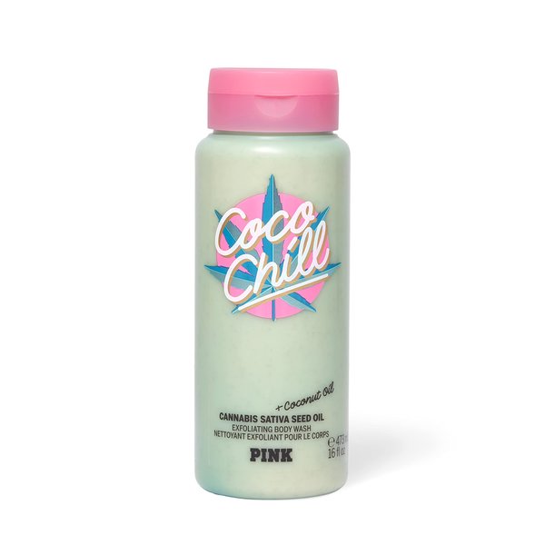 Victoria's Secret Pink Coco Chill Exfoliating Body Wash with Coconut Oil