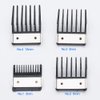 LALAFINA 4PCS Hair Clipper Guards Guide Combs Beard Trimmer Guards H Electric Trimmer Comb Clipper Combs Replacement Dedicated Clipper.